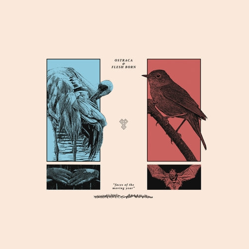 OSTRACA & FLESH BORN - Faces Of The Moving Year 12" LP